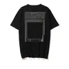 Men's T-Shirts Designer t Shirt for Men Male Summer Loose Tees Fashion Cross Paintings Arrow Tshirts in Black Color KGO9