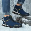 Boots Waterproof Men Winter shoes ankle boots With Fur Snow Outdoor Work safety 220913