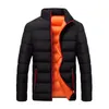 男性と女性のためのスタンドカラーのメンズダウンパーカス冬のジャケット濃い暖かいパーカーソリッドファッショナブルなストリートウェア5xl 220913