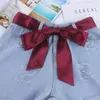 Bälten 2022 Casual Style Fashion Wide Midje tyg Kvinnor Silk Scarf Solid Ribbon Knot Rep för klänningar Ceinture Femme