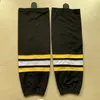 New Kids Youth Men Blue Ice Hockey Socks Black Training Socks 100% Polyester Practice Socks Quality221R