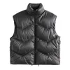 Damenwesten Damen Parkas Weste Jacken Mäntel Grün mit Reißverschluss Jacke Weibliche Lässige Mode Weste Damen Ärmellos Solide Frau Outwear 220913