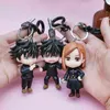 Keychains Jujutsu Kaisen siffror Keychain för bilnycklar 2021 Men Anime Trinciets Gojo Satoru Keyring Accessories Women's Bag LA198C