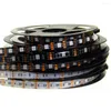 Strips USB LED Light Strip RGB Waterproof Black PCB 50CM- 5M 5V Lights Tape PC TV Backlight With Remote Controller