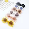 Haaraccessoires vintage kinderen zonnebril kind zonnebril rond bloem gafas baby kinderen uv400 sportmeisjes jongens schattige geschenken mode