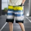 Men's Shorts Casual Men Korean Style Running Sport For Summer Beach Board Elastic Waist Printed Quick Dry Clothing