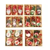 Décorations de Noël 9 / 12pcs / boîte Pendentifs en bois Arbre de Noël Ornements suspendus pour la maison Enfants Cadeau Noel Navidad Decor 220912