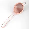 Rose Gold Color Oil Grid Zwart gouden kleuren Kooktail Strainer Kegel Cocktails Filterscherm Nieuwe aankomst 4 5LG L1