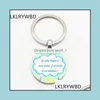 Keychains Fashion Good Super Papa Keychain Convex Glass Pendant Keychains Mens Gifts Fathers Day Series You Are Dadly Keyring Sport1 Dhsmh