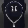 Hochzeitsschmuck-Sets für Damen, Halsketten, Ohrringe, Anhänger, Accessoires, Halsketten, Ohrringe, Luxus-Brautschmuck