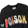 T-shirts pour hommes No Drugs Poison Do Old Wash Hommes T-shirt surdimensionné T220909
