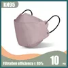 Vuxen Morandi Color KN95 Mask Disponible Dust-Proof Protective Fish-Type 4-Layer Masks