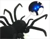 electricrc حيوانات إلكترونية للحيوانات الأليفة تحكم عن بعد محاكاة Tarantula Shine Smart Black Spider 4ch Halloween RC Tricky Prank Scary Toy Gift 220913