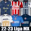 22 23 Liga MX Soccer Jersey Club Amerika Naul Tigres Henry Rayados Guadalajara Tijuana Leon Unam Cruz Azul Special 2022 2023 Kit voetbalshirt