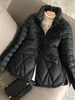 Parkas en duvet pour femmes Fitaylor hiver léger vers le bas veste courte femmes 90% duvet de canard blanc manteau chaud dames col montant décontracté lâche couleur unie vêtements d'extérieur 220913