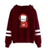 Herrtr￶jor 2022 Autumn Women Sweatshirts Dreamwastaken Men Fleece Cotton Strips Hooded Boys Girls Pullo