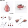 Boucles D'oreilles Collier Parti Femmes Ensemble De Bijoux Sable Doré Naturel Larme Pierre Perles Goutte Pendentif Collier Boucles D'oreilles Chaîne Pe Lulubaby Dhsh4