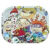 Tobacco Rolling Tray 180x140mm Cartoon Smoking Accessories Metal Cigarette Tobacco Disc Tinplate Herb Handroller
