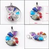 Hanger kettingen natuurlijke edelsteen hanger kleine schelpvormige yoga 7 chakra reiki genezing voor ketting vrouwen sieraden die dhseller2010 dhgsd