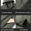 Heren Trench Coats Militaire jas voor heren Outdoor Casual windbreaker Winddichte waterdichte jassen voor mannen Ademkruid met pakken met zakken 220913