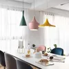 Pendant Lamps Modern LED Lights Dining Room Colorful Restaurant Coffee Bedroom Kid Hang Lamp Luminaire Hanging Light