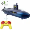 ElectricRC -båtar Uppdaterad version RC Submarine Education Puzzle 24 GHz Wireless Remote Control Electric Submarines Model Gift Toy for Children Kid 220913