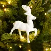 Kerstdecoraties Kerstmis Boom Hangers Sneeuwvlok Angel Deer Hangende ornamenten voor Home Kids Toy Navidad Jaar feest 220912