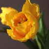 Faux Floral Verdure 1 Pcs Nouvelle Soie De Luxe Perroquet Tulipe 60 Cm Fleur Artificielle Real Touch Faux Bouquet Pour La Décoration De Mariage Maison Fil Décor J220906