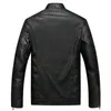 Veste de moto en cuir masculin Stand d'hiver Blanc d'hiver MARCHE PU HAUTE QUATION BUSINESS BUSINESS TOPS C92 220913