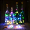 Saiten 2M LED-Girlande Kupferdraht Corker String Fairy Lights DIY Glas Handwerk Flasche Jahr/Weihnachten/Valentinstag Hochzeitsdekoration