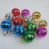 Feestdecoratie 12 stks kerstboom decor pompoenbal baubble kersthangende ornament decoraties voor thuiscadeau