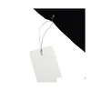 Elegante hang tag bevestigers - pak van 960 zilveren snaren zilveren veiligheidspen en barb voor eenvoudige bevestiging U217T DLISX267Q