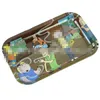 Cartoon roken accessoires Tabak Rolling Tel metalen Sigaretten Tabakschijf Tinplate Herb Handroller Trays