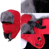 Berets High Quality Winter Faux Fur Hats Outdoor Windproof Thick Warm Snow Women Men Cap Face Mask Cycling Caps