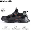 Boots Waliantile Fashion Men Male Safety Safety For Borking Proofture Proofly Thermable Working Steel Tee Seheakers 220913