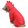 Vêtements de chien 2022 Mignon Pet Raincoat Perfect Rain Gear pour avec capuche 8 tailles 2 couleurs