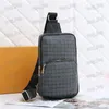 Designer Men Shoulder bags Handbag Cross body Fashion Plaid flower Backpack satchels bags Purse Mobile phone storage mens chest bag Handbags