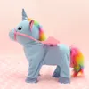 2022 nuovi giocattoli di peluche elettronici 30 cm unicorno elettrico che cammina e canta bambola di peluche C10
