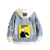 Sweats à capuche pour hommes Anime BANANA FISH Manteau Adolescents Cowboy Cosplay Veste Hommes Femmes Casual Denim À Capuche Lâche Dessin Animé