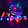 Cappelli a tesa larga LED lampeggiante con paillettes cravatta fiocco con cappello fedora festa nuziale ragazzo uomo Halloween Natale 220913