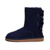 2022 Nieuw aankomsten Australische laarzen For Woman enkel Knie High Fur Platform Schoenen Lady Girls Snow Winter Boot Classic Trainers Sneakers dames dames meisjes u wggs