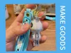 لعبة مفاتيح أسنان كيس قلادة مفتاح حلقة لطيف باندا دمية الجملة سلسلة مفاتيح سيارة الاكريليك جرس هدية