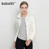 여자 조끼 여성 가을 ​​재킷 15 색상 여성의 가벼운 방수 패키 가능한 복어 코트 짧은 재킷 220913
