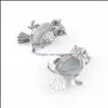 Pendentif Colliers Rétro Ancien Cuivre Plaqué Hibou Mignon Pendentifs Pierre Naturelle Labradoirte Perles Pour Femmes Homme Bijoux Qui Jiaminstore Dhs1W