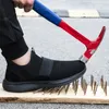 Stövlar Lätt komfortsäkerhetsskor män stål tå arbet sneakers antismashing oförstörbar 220913