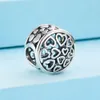 100% 925 Sterling Silver Loving Sentiments Charm Bead Fits European Pandora Jewelry Charm Armband