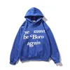 Retail Designer Classic Luxury Mens And Women Hoodies Ye Must Be Born Again Printed Couple Sweaters