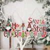 Kerstdecoraties Kerstmis Hangende houten ornamenten voor boom Merry Decoratie Home Jaar Gift Craft Supplies 220912