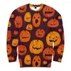 Bluza z kapturem mężczyzn Dypkin Dypkin horror duch bluza śmieszne kobiety z długim rękawem Autumn Halloween impreza Bluza Bluza