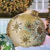 Party Decoration Large Pvc Christmas Balls Decorations Tree Outdoor Year Gift Xmas Home Inflatable Toys No Light